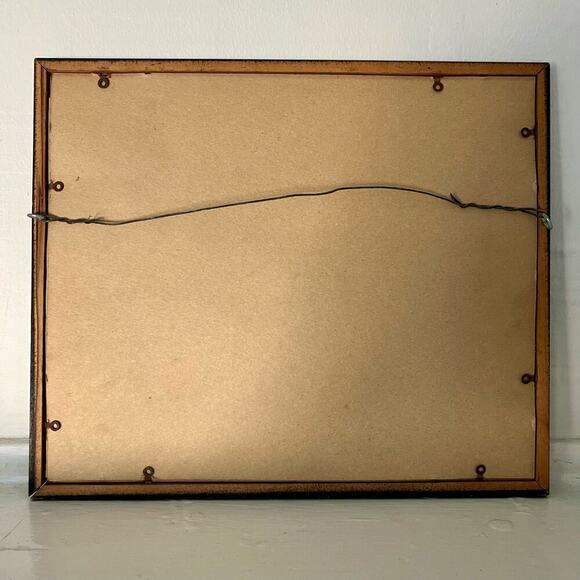 Vintage 1968 Norman Rockwell Art 3D Relief Framed Original Lithography - Picture 7 of 8